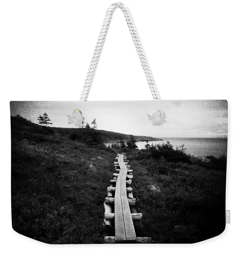 Sea Weekender Tote Bag featuring the photograph Take Me to the Sea - East Coast Trail by Zinvolle Art