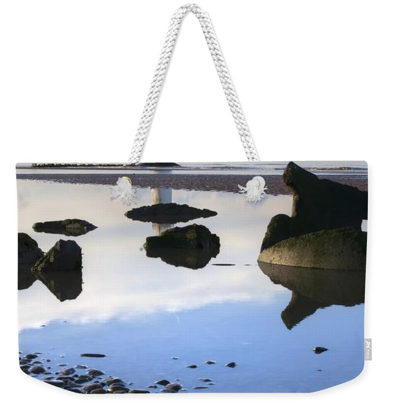 Talacer Weekender Tote Bag featuring the photograph Talacer abandoned lighthouse by Spikey Mouse Photography