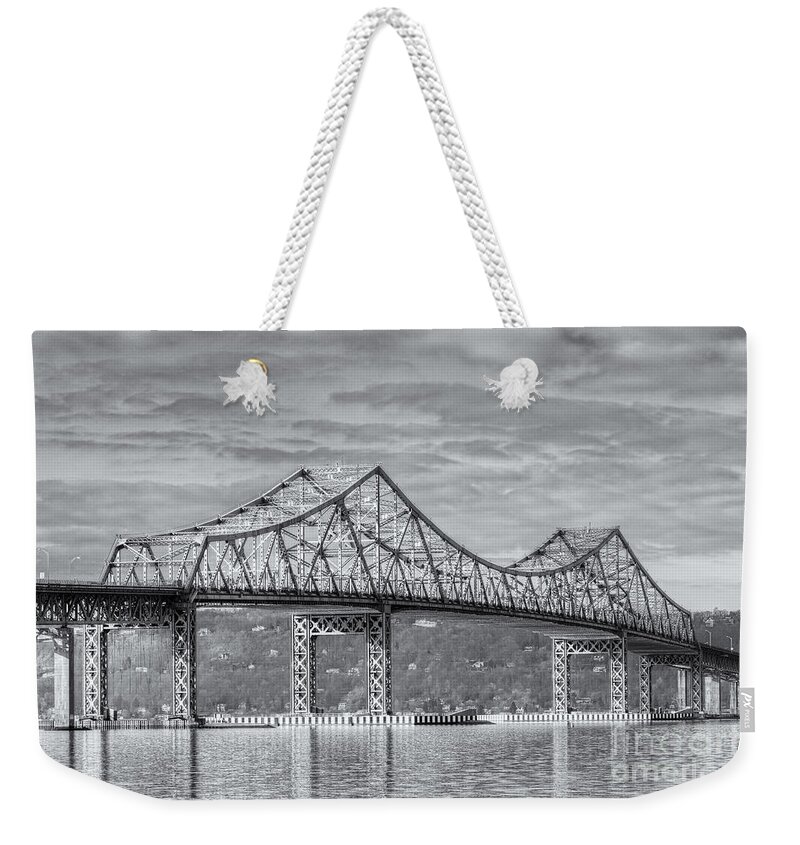 Clarence Holmes Weekender Tote Bag featuring the photograph Tappan Zee Bridge IV by Clarence Holmes