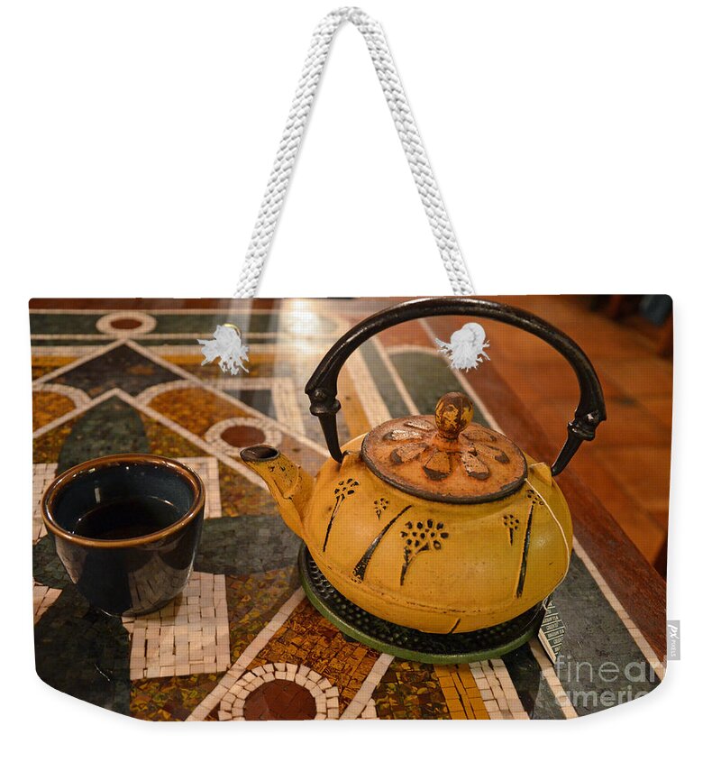 Tea Time In Asia Weekender Tote Bag featuring the photograph Tea Time in Asia by Robert Meanor