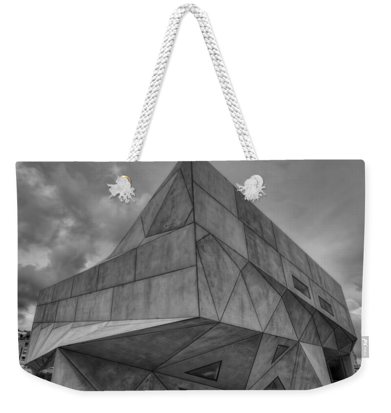 Israel Weekender Tote Bag featuring the photograph Tel Aviv museum by Ron Shoshani