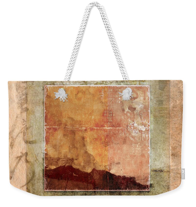 Terracotta Weekender Tote Bag featuring the photograph Terracotta Earth Tones by Carol Leigh