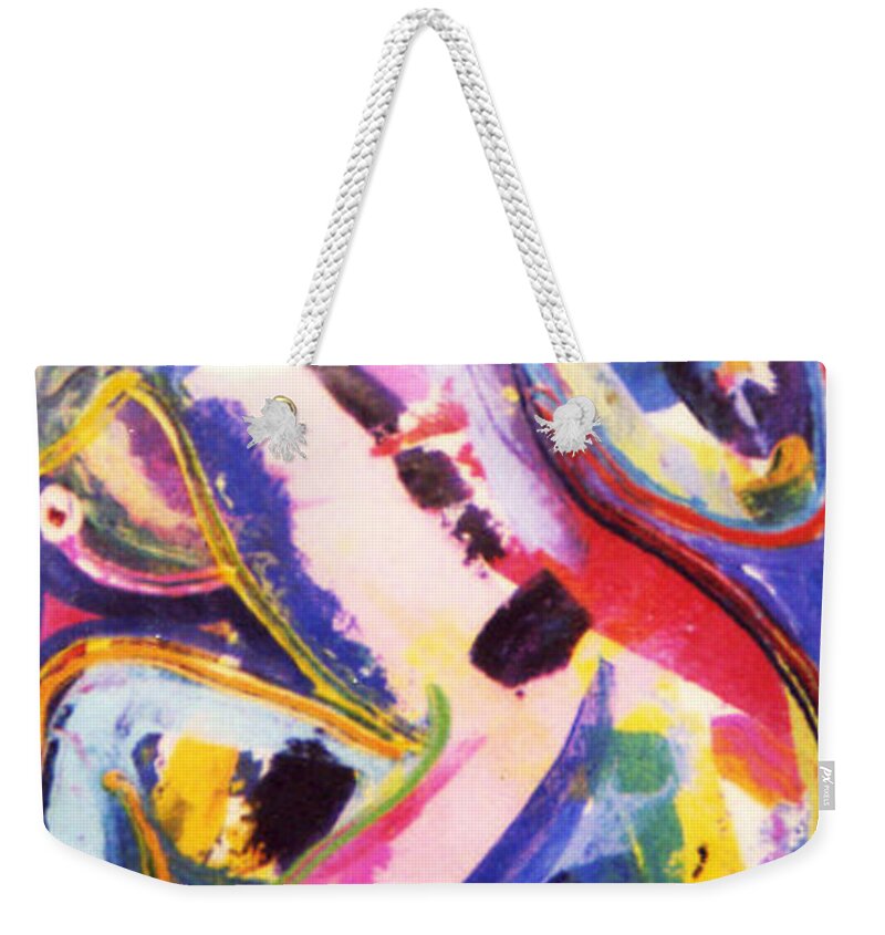 Nude Woman Weekender Tote Bag featuring the painting Texas Nude by Matthew Brzostoski