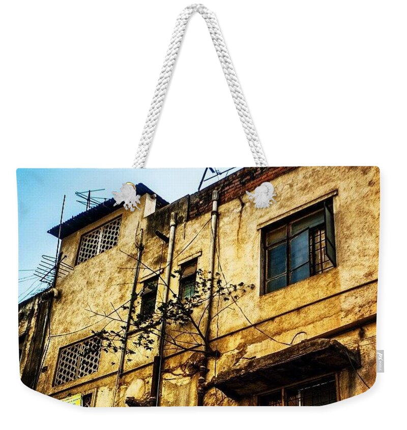 Rundown Weekender Tote Bag featuring the photograph Textures, India by Aleck Cartwright