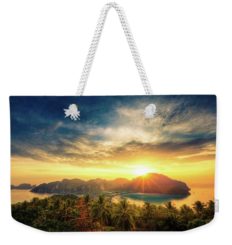 Seascape Weekender Tote Bag featuring the photograph Thai Seascape by Lightkey