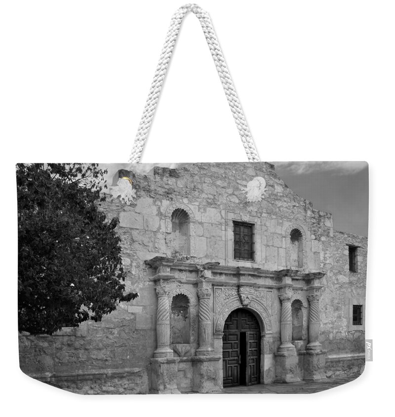 Alamo Weekender Tote Bag featuring the photograph The Alamo by David and Carol Kelly