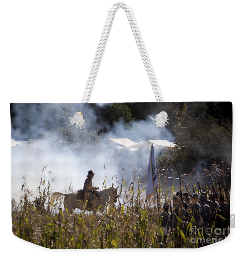 Battle Weekender Tote Bag featuring the photograph The Battle Scene by Ivete Basso Photography
