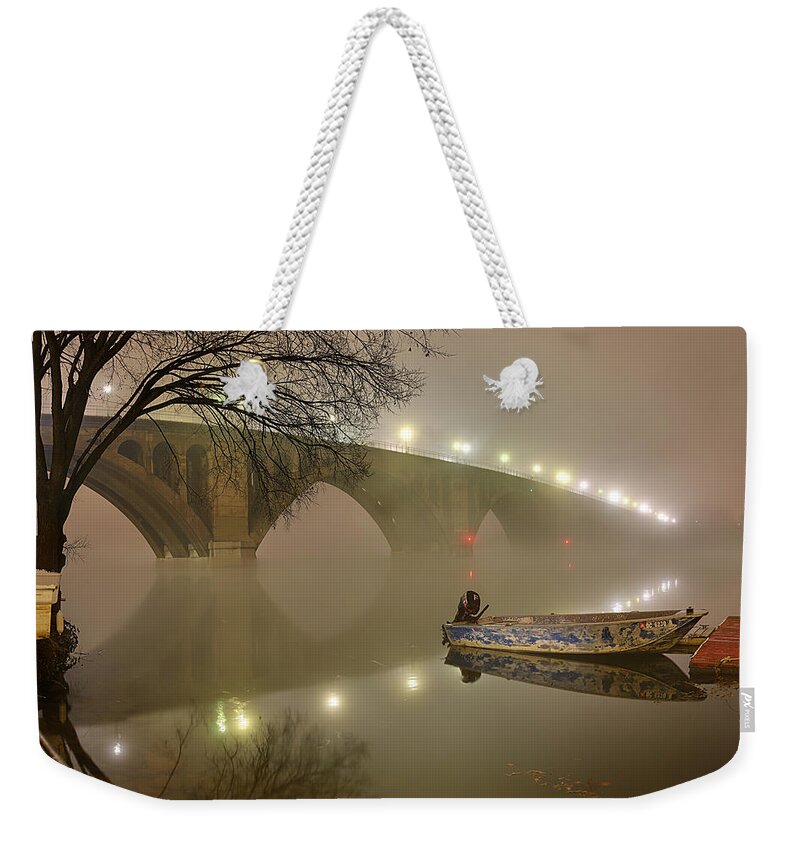 Metro Weekender Tote Bag featuring the photograph The Bridge To Nowhere by Metro DC Photography