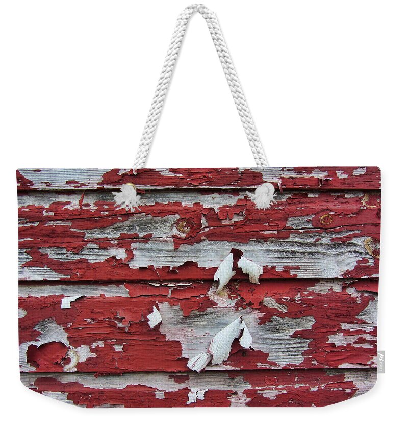 Barn Weekender Tote Bag featuring the photograph The Broad Side of a Barn by Kathy Clark