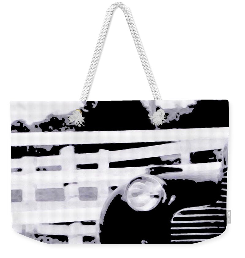 Vintage Car Weekender Tote Bag featuring the photograph The Car 3 by Cathy Anderson