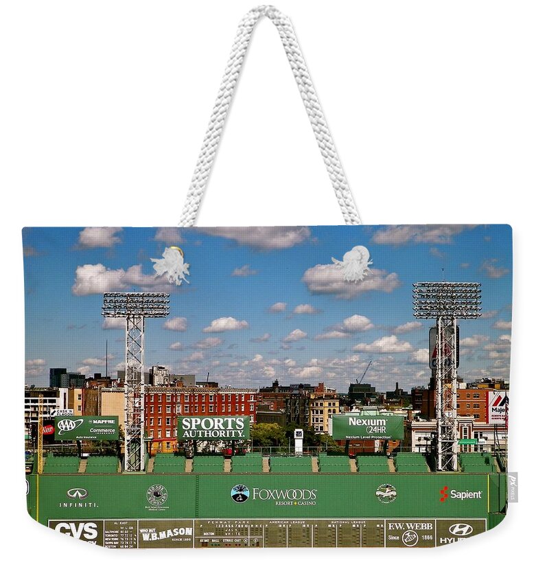 Fenway Park Collectibles Weekender Tote Bag featuring the photograph The Classic II Fenway Park Collection by Iconic Images Art Gallery David Pucciarelli