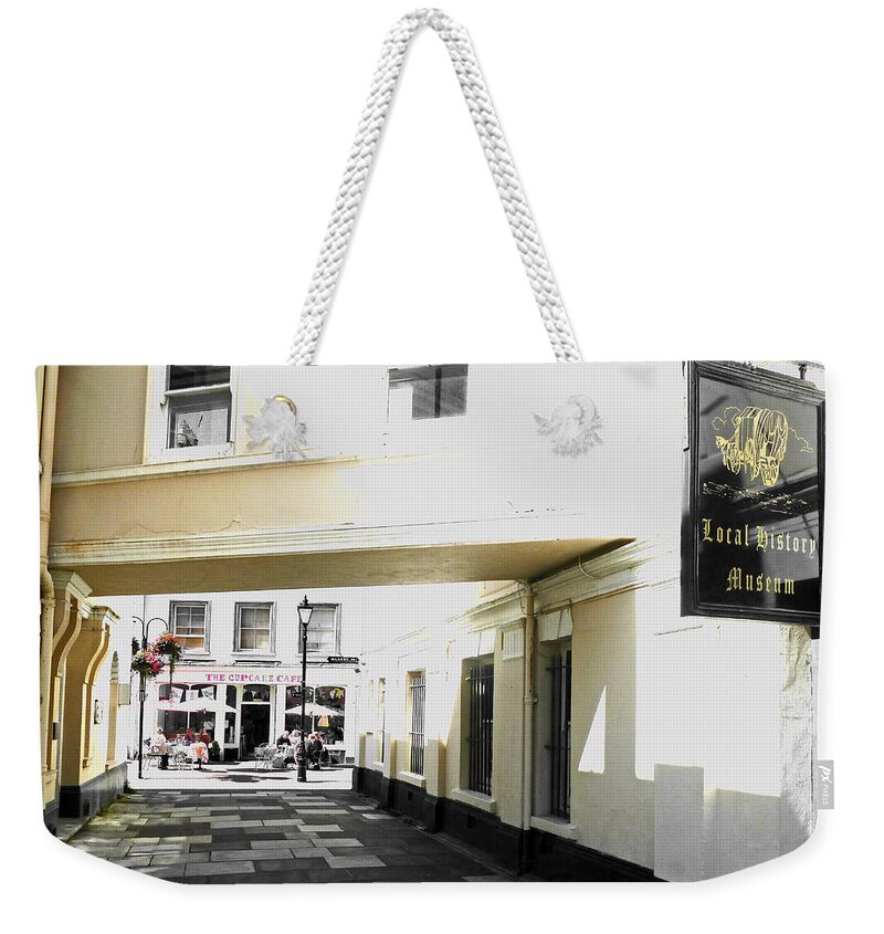 Local Weekender Tote Bag featuring the photograph The Cupcake Cafe by Steve Taylor