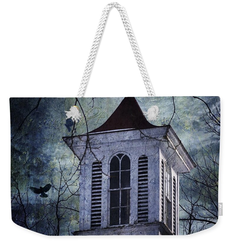 (snow Or Snowing) Weekender Tote Bag featuring the photograph The Cupola by Debra Fedchin