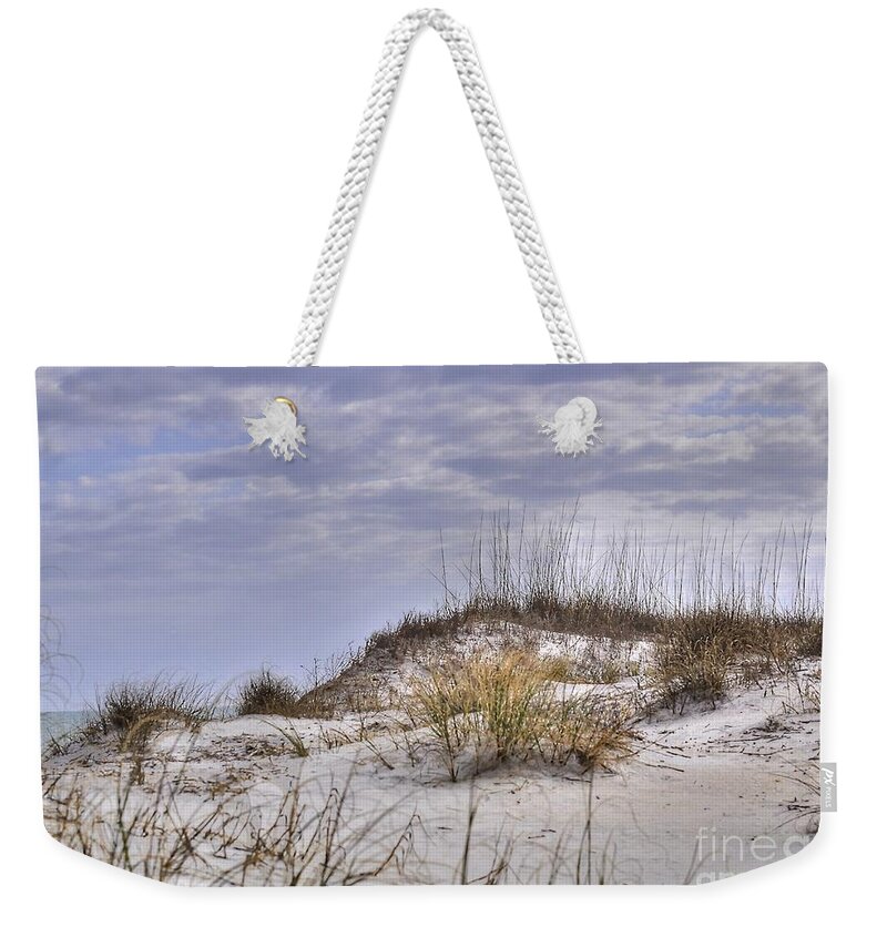 Beach Weekender Tote Bag featuring the photograph The Dunes At Huntington Beach State Park by Kathy Baccari