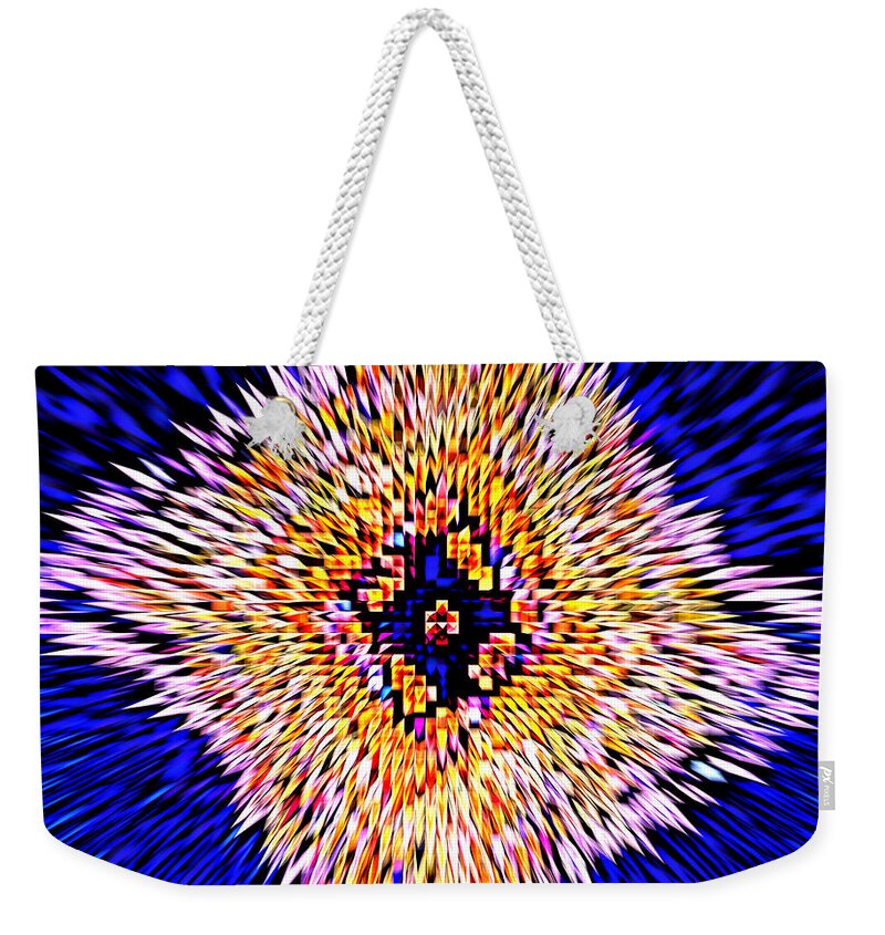 Expansion Force Weekender Tote Bag featuring the digital art Expansion Force by Kellice Swaggerty