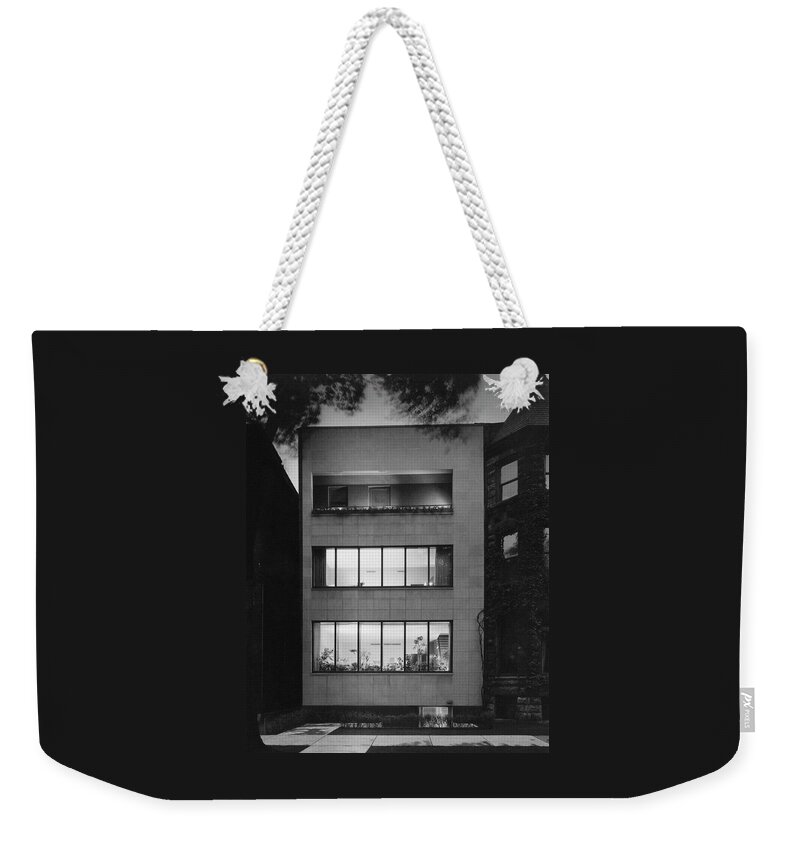The Exterior Of A Modern Townhouse Weekender Tote Bag
