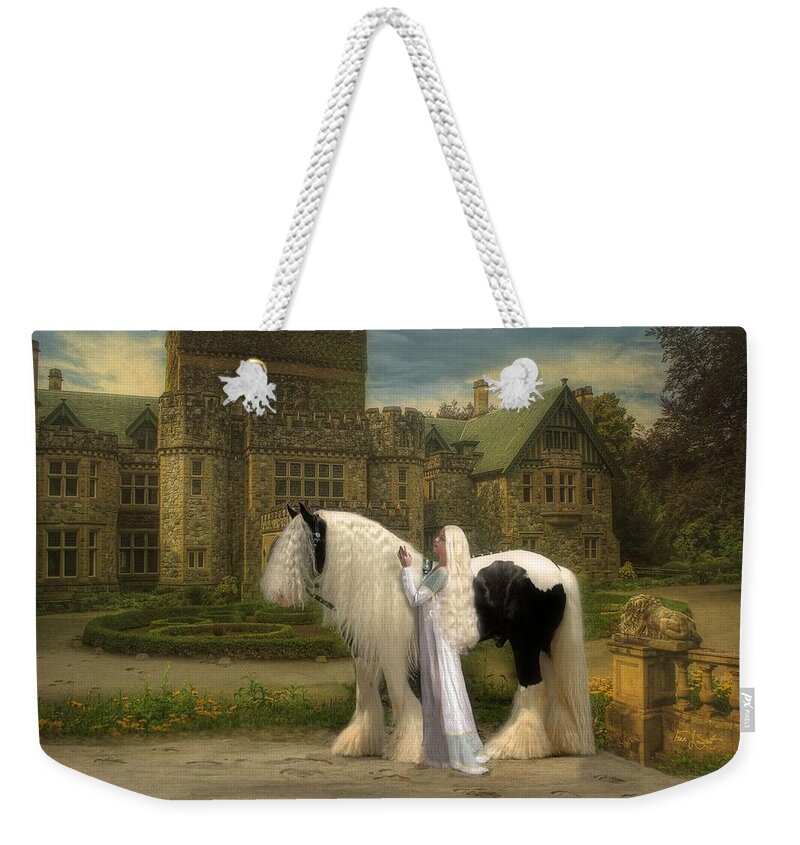 Horses Weekender Tote Bag featuring the digital art The Fairest of them All by Fran J Scott