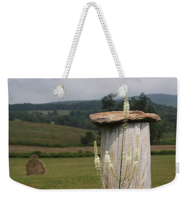 Fall Weekender Tote Bag featuring the photograph Fall Harvest by Yvonne Wright