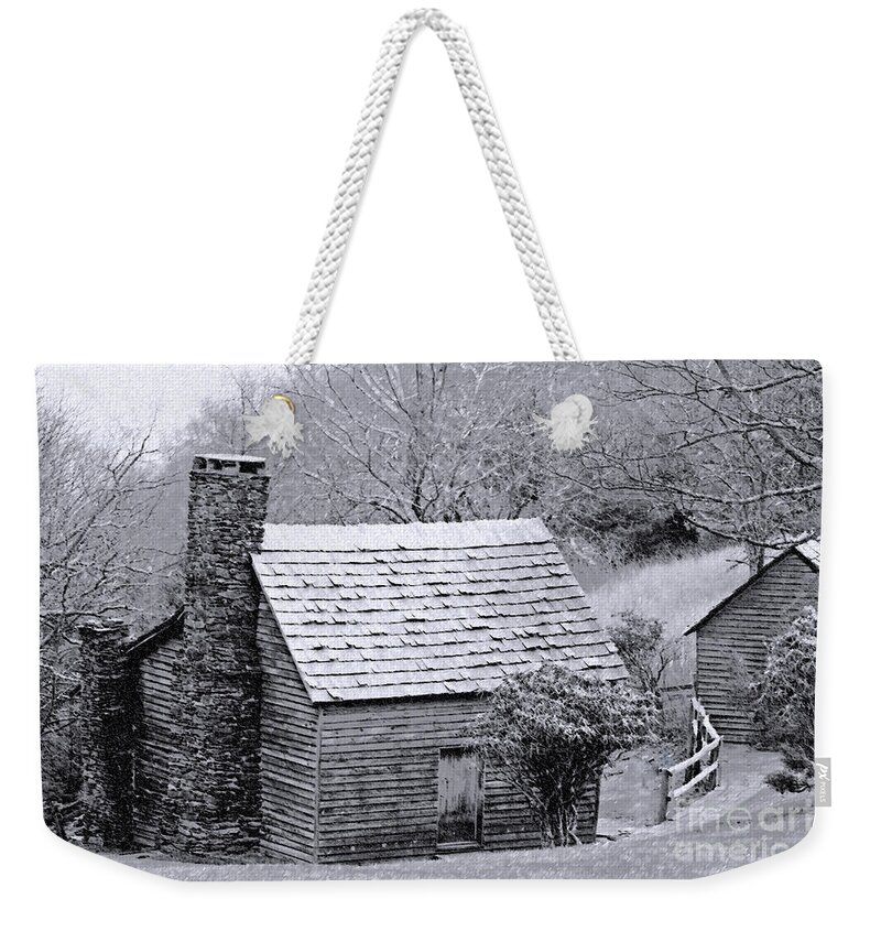 Country Weekender Tote Bag featuring the photograph The Family Home by Sandra Clark