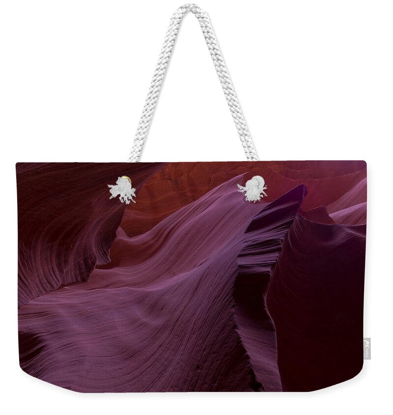 Sandstone Weekender Tote Bag featuring the photograph The flow by Jonathan Davison