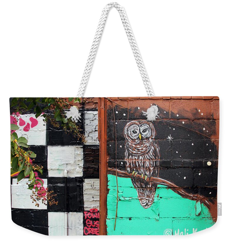Graffiti Weekender Tote Bag featuring the photograph The Frigid Air by Jennifer Robin