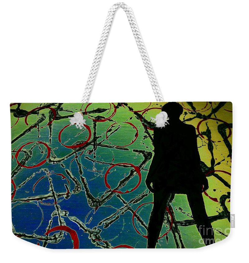 Future Weekender Tote Bag featuring the painting Her Future Is Now by Jacqueline McReynolds