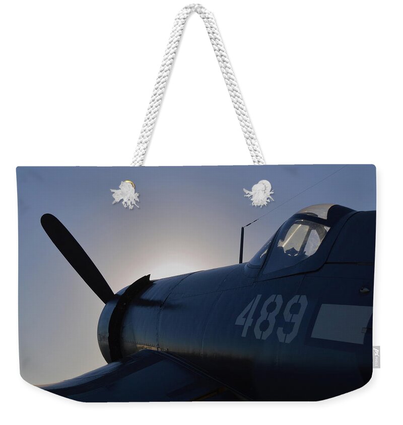 F4 Weekender Tote Bag featuring the photograph The Glare by Richard Booth