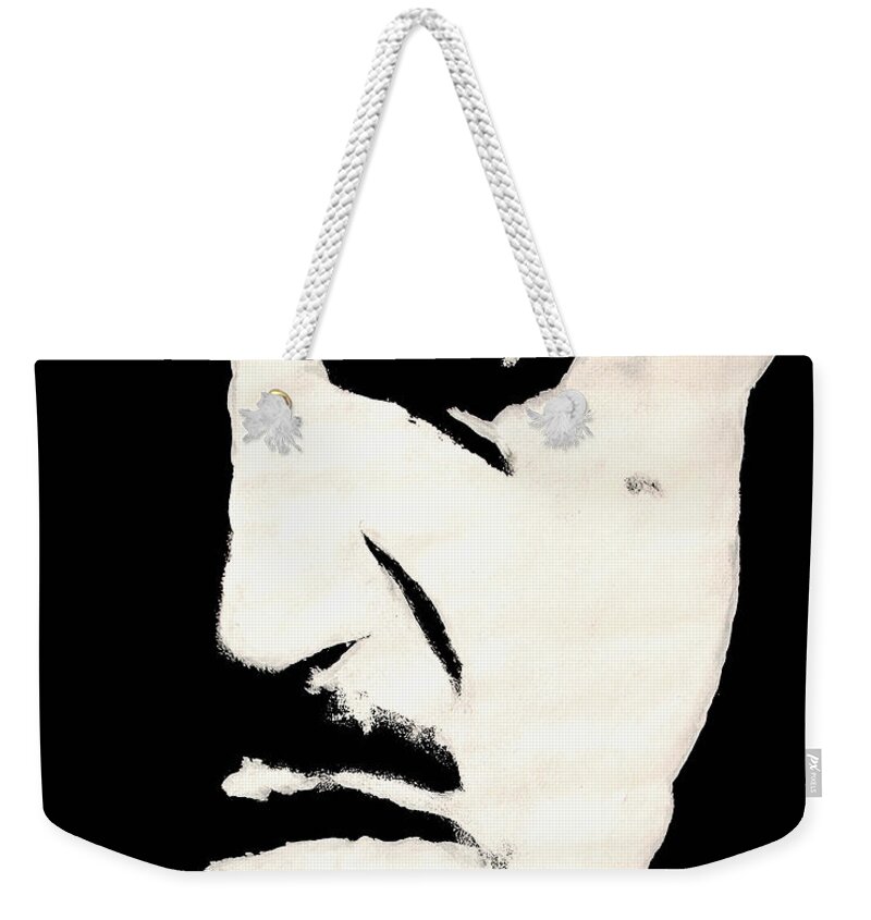 Godfather Weekender Tote Bag featuring the painting The Godfather by Dale Loos Jr
