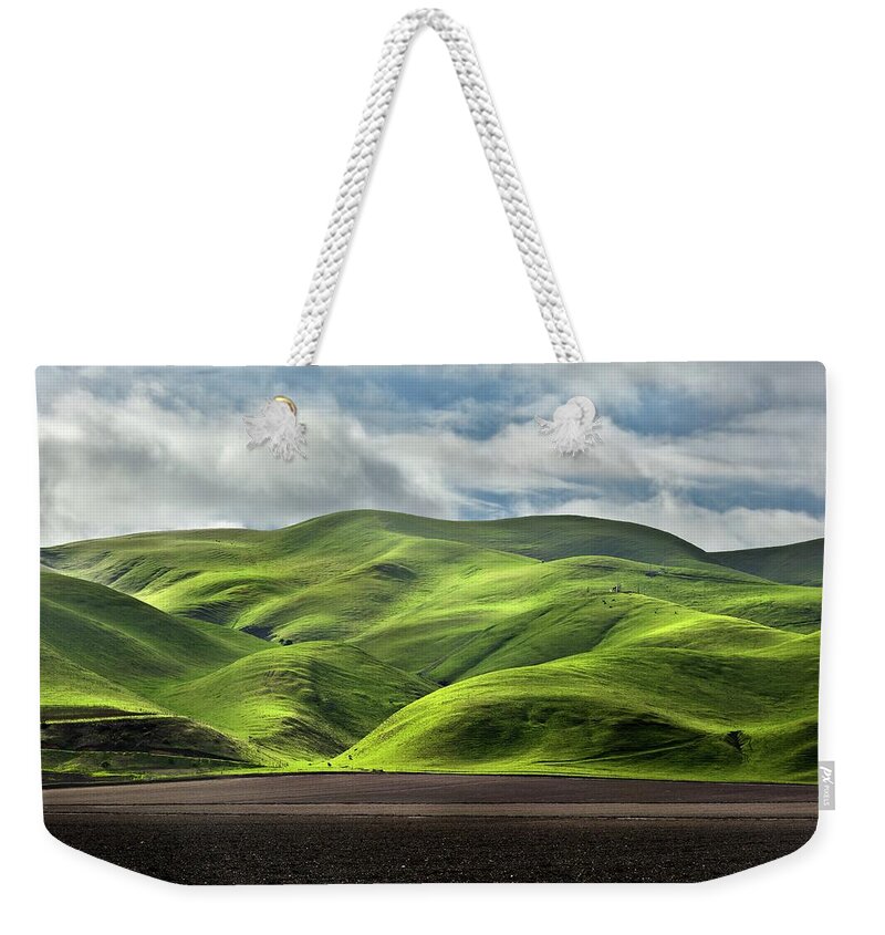 Scenics Weekender Tote Bag featuring the photograph The Good Earth II by Tom Grubbe