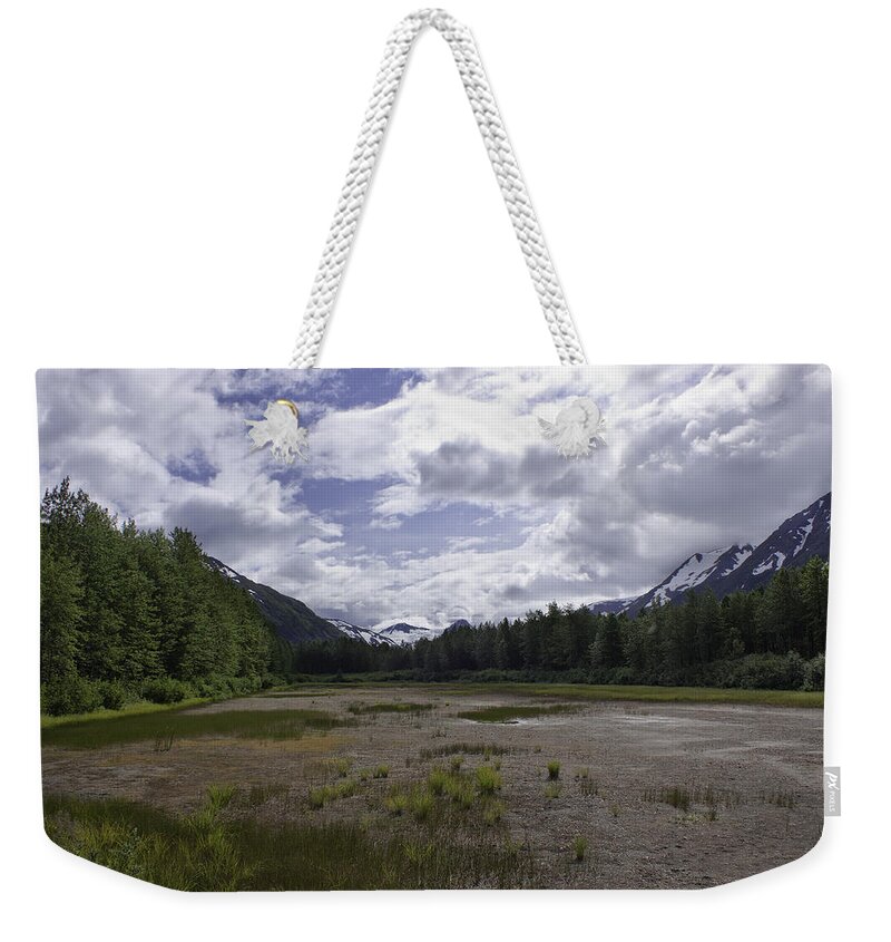 Alaska Weekender Tote Bag featuring the photograph The Great Alaskan Wilderness by Kim Hojnacki