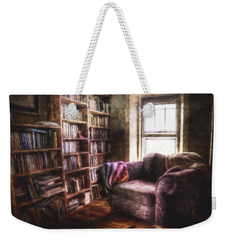 Interior Photography Weekender Tote Bag featuring the photograph The Joshua Wild Room by Scott Norris