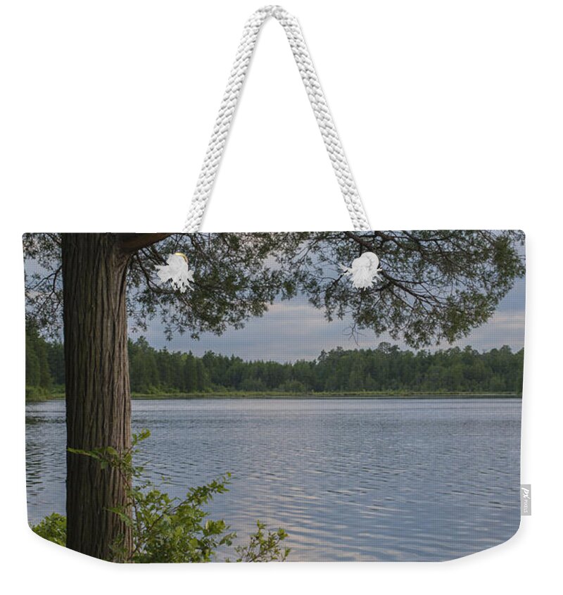 The Lake Lakehurst New Jersey Weekender Tote Bag featuring the photograph The Lake Lakehurst New Jersey by Terry DeLuco