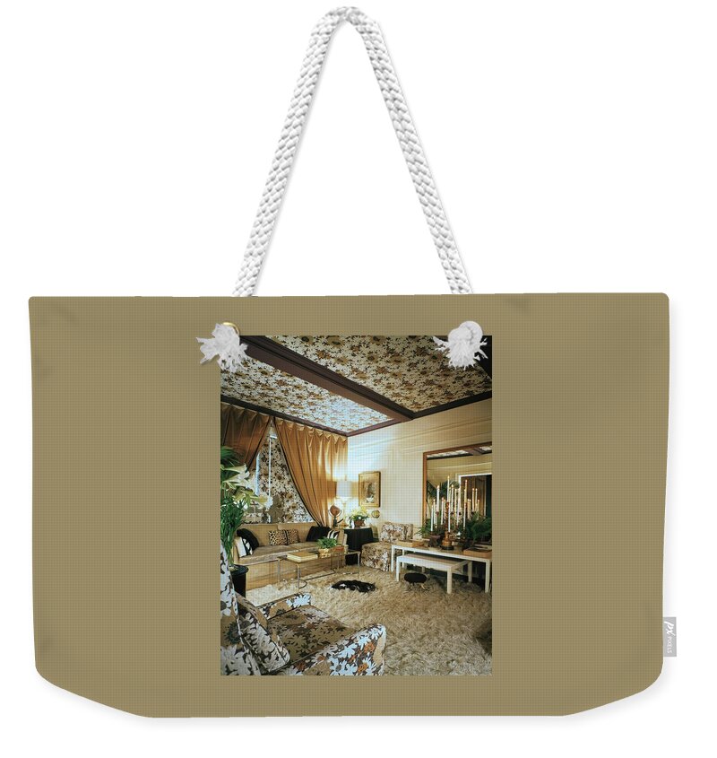 The Living Room Of Leoda De Mar's Home Weekender Tote Bag