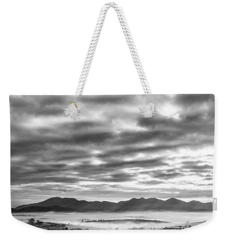  Weekender Tote Bag featuring the photograph The Mourne Mountains, Northern Ireland by Aleck Cartwright