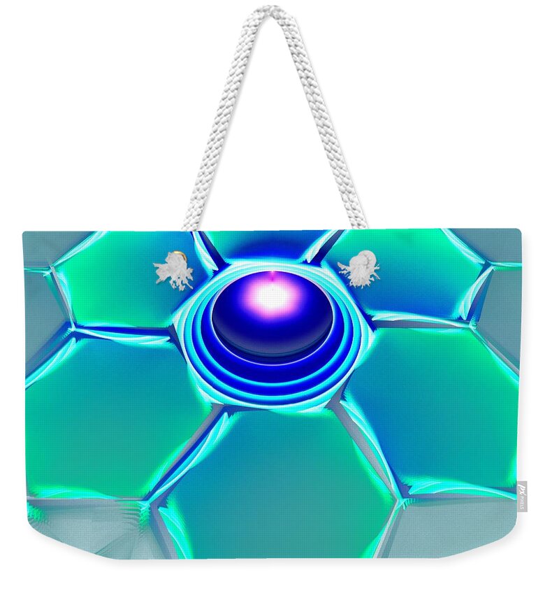 Computer Weekender Tote Bag featuring the digital art The Odd One Out by Anastasiya Malakhova