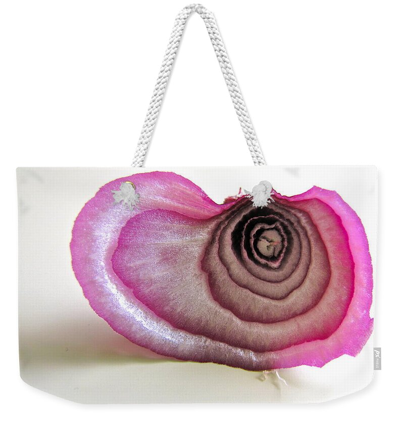 Photography Weekender Tote Bag featuring the photograph The Onion Remnant by Sean Griffin