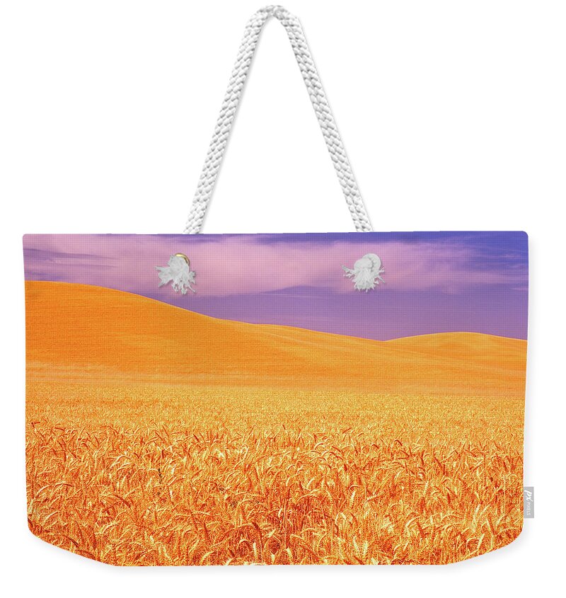 Steptoe Butte Weekender Tote Bag featuring the photograph The Palouse Steptoe Butte by Ed Riche