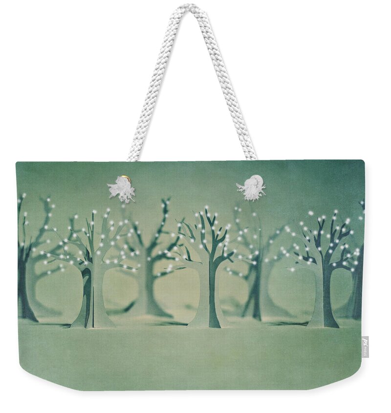 Dublin Weekender Tote Bag featuring the photograph The Paper Forest by Image By Catherine Macbride