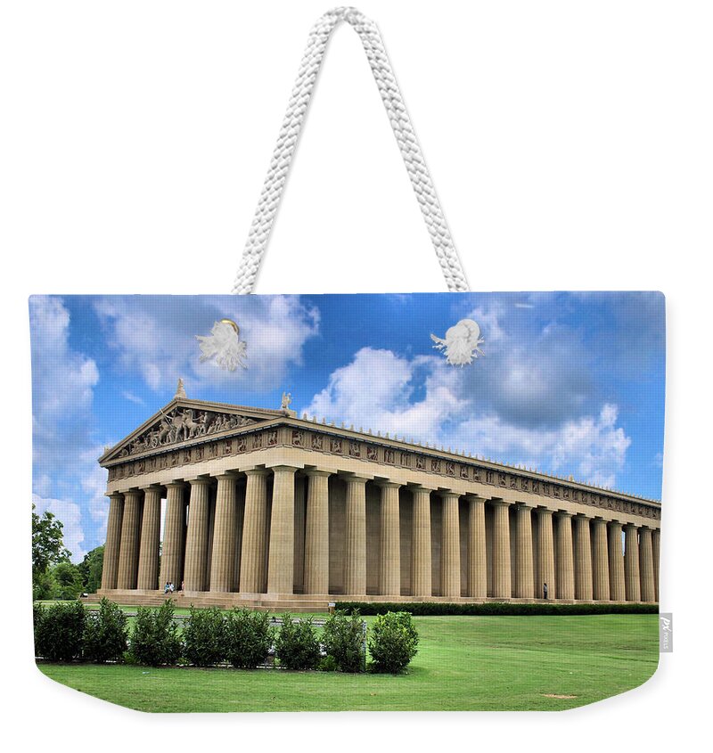 Parthenon Weekender Tote Bag featuring the photograph The Parthenon by Kristin Elmquist