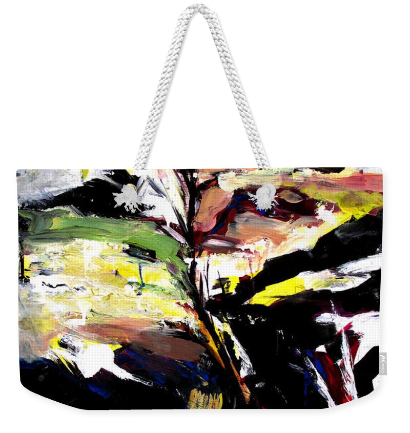 Landscape Weekender Tote Bag featuring the painting The Path That Took Me To You by John Gholson