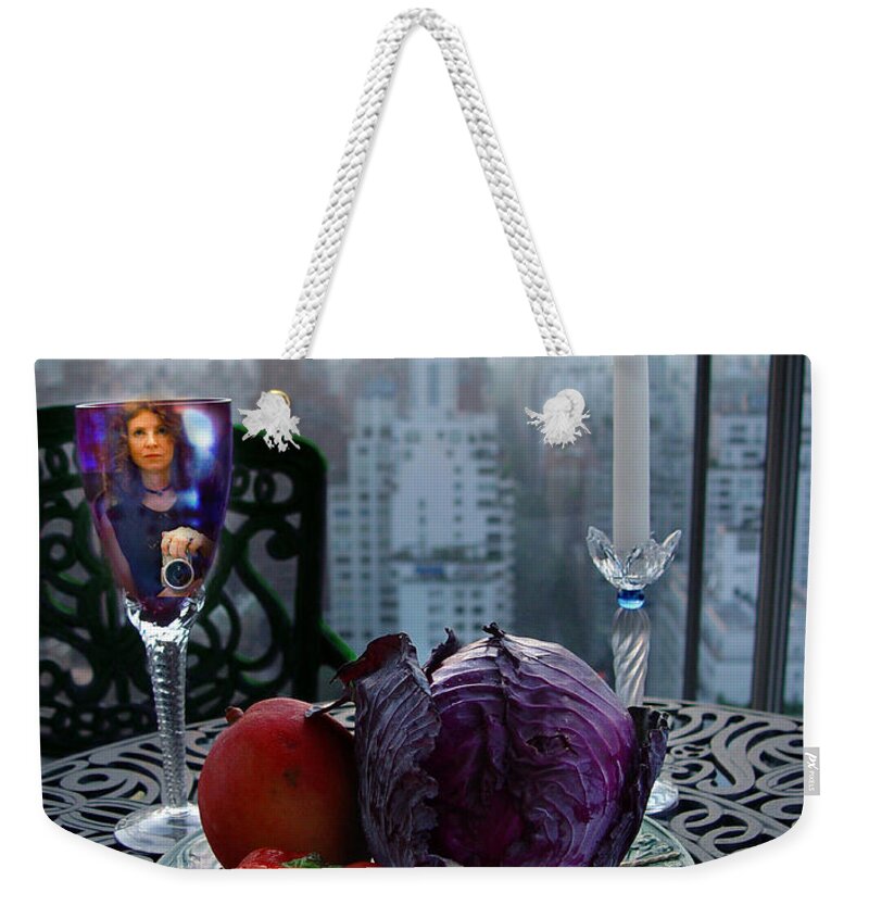 Fruit Weekender Tote Bag featuring the photograph The Photographer by Madeline Ellis
