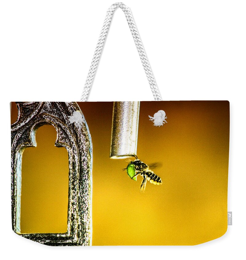 Bee Weekender Tote Bag featuring the photograph The Place To Bee by Juli Ellen