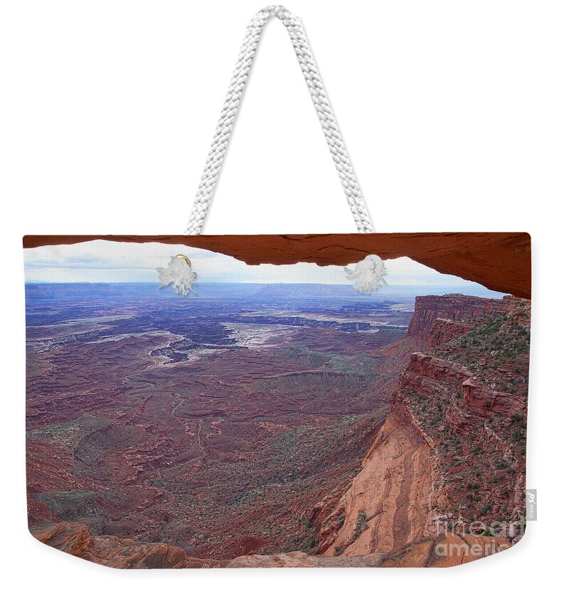 Utah Weekender Tote Bag featuring the photograph The Portal by Jim Garrison