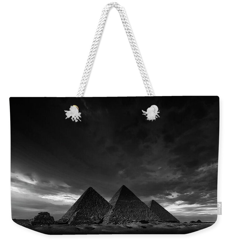 Unesco Weekender Tote Bag featuring the photograph The Pyramids Of Giza, Egypt by Nick Brundle Photography