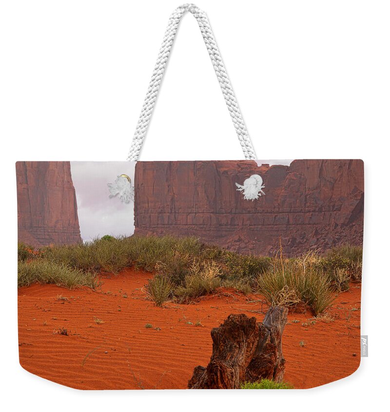 Red Soil Weekender Tote Bag featuring the photograph The Red Land by Jim Garrison