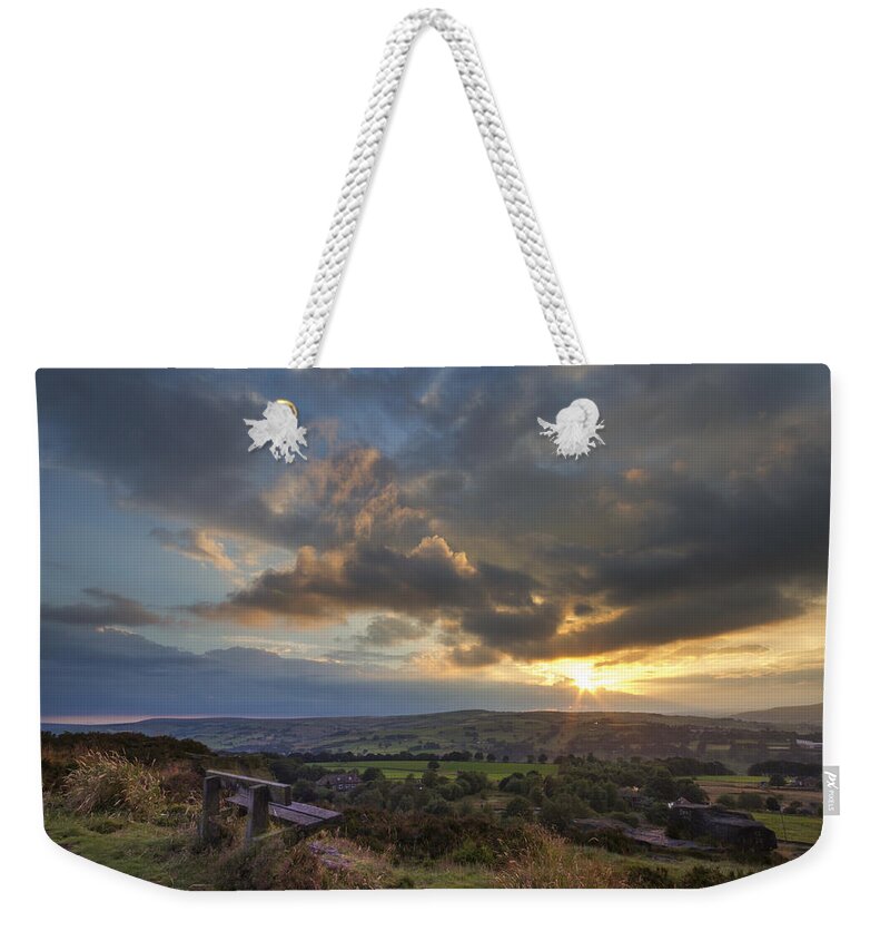 Norland Weekender Tote Bag featuring the photograph The Seat by Chris Smith
