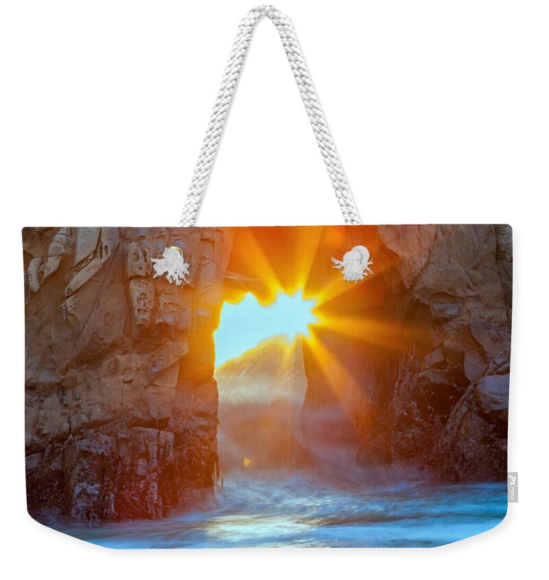 Landscape Weekender Tote Bag featuring the photograph The Shining Star by Jonathan Nguyen
