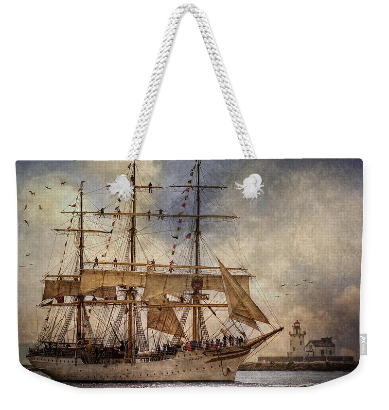 Boats Weekender Tote Bag featuring the photograph The Sorlandet by Dale Kincaid