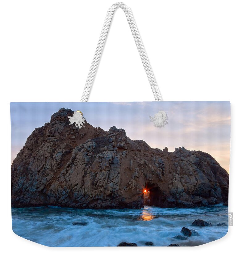 Landscape Weekender Tote Bag featuring the photograph The Star of Pfeiffer by Jonathan Nguyen