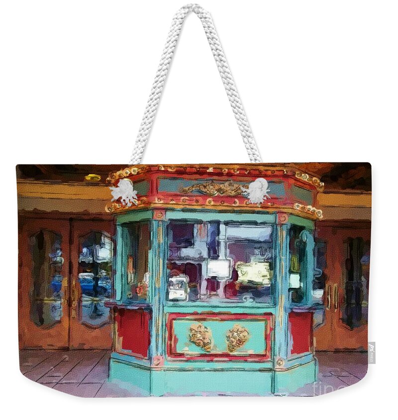  Weekender Tote Bag featuring the photograph The Tivoli Theatre by Kelly Awad